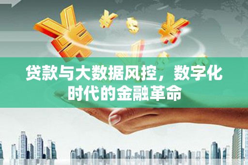 冷水江贷款与大数据风控，数字化时代的金融革命