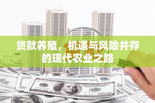 冷水江贷款养殖，机遇与风险并存的现代农业之路