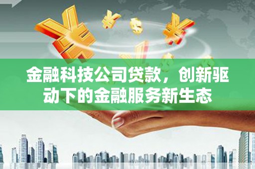 冷水江金融科技公司贷款，创新驱动下的金融服务新生态