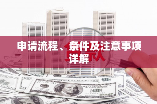 冷水江申请流程、条件及注意事项详解