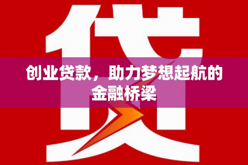 冷水江创业贷款，助力梦想起航的金融桥梁