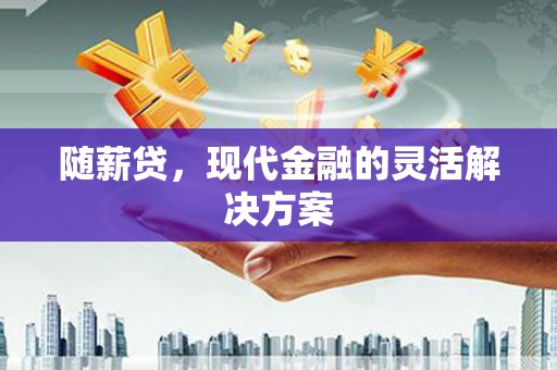 冷水江随薪贷，现代金融的灵活解决方案