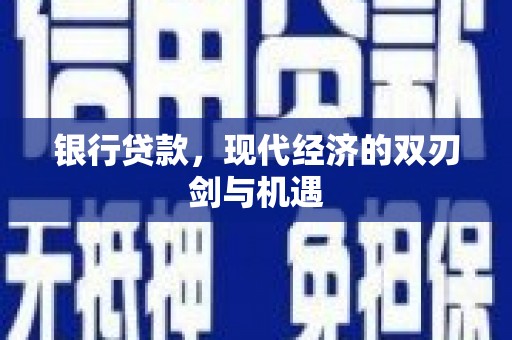 冷水江银行贷款，现代经济的双刃剑与机遇