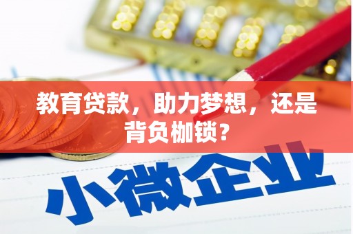 冷水江教育贷款，助力梦想，还是背负枷锁？