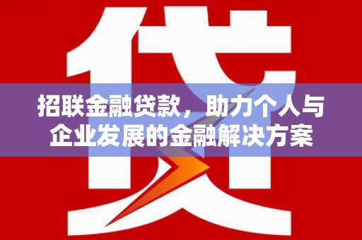 冷水江招联金融贷款，助力个人与企业发展的金融解决方案