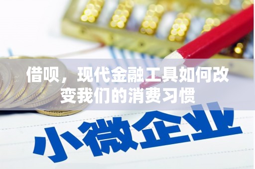 冷水江借呗，现代金融工具如何改变我们的消费习惯