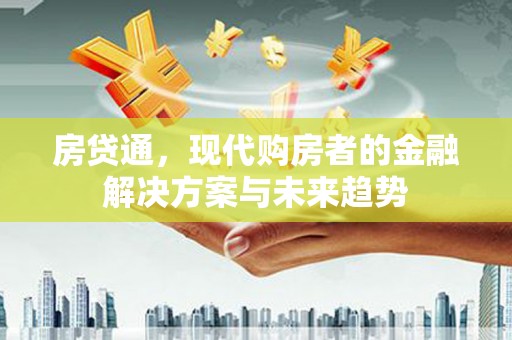 冷水江房贷通，现代购房者的金融解决方案与未来趋势