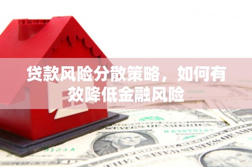 冷水江贷款风险分散策略，如何有效降低金融风险