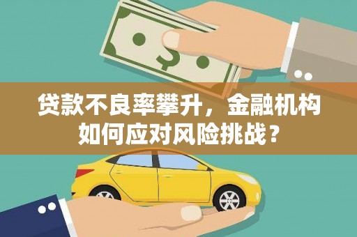 冷水江贷款不良率攀升，金融机构如何应对风险挑战？