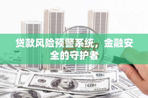 冷水江贷款风险预警系统，金融安全的守护者