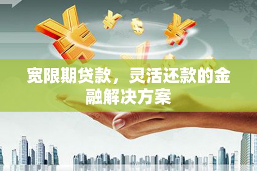 冷水江宽限期贷款，灵活还款的金融解决方案
