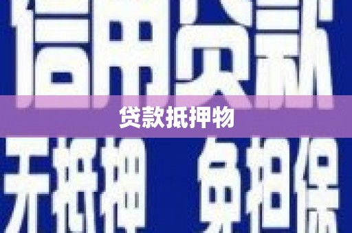 冷水江贷款抵押物