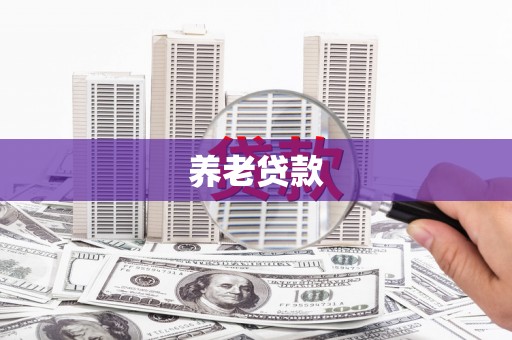 冷水江养老贷款