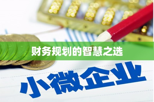 冷水江财务规划的智慧之选